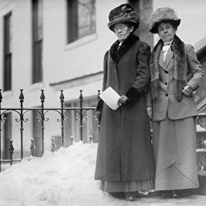 TEMPERANCE MOVEMENT, 1911. Lillian Stevens (1844-1914) and Anna Adams Gordon (1853-1931)