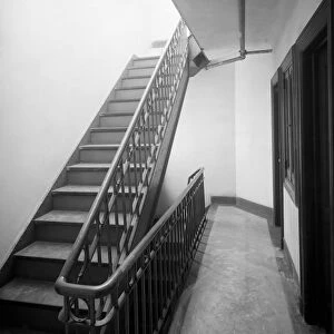 TENEMENT HOUSE, C1905. Stairway and hall, New York City. Photograph, c1905