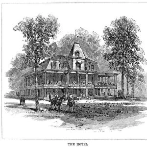 TENNESSEE: RUGBY, 1880. The hotel in the newly founded town of Rugby, Tennessee, 1880