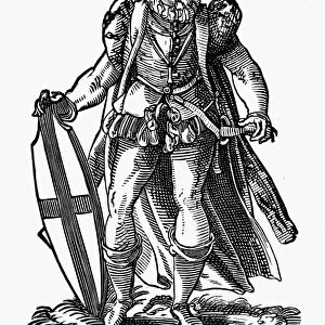 TEUTONIC KNIGHT, 1585. Knight of the Teutonic Order