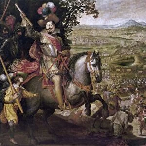 THIRTY YEARS WAR, 1633. Victory of the Spanish troops led by the Duke of Feria