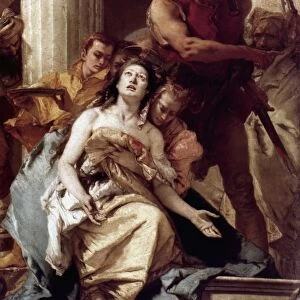TIEPOLO: ST AGATHA. The Martyrdom of St. Agatha. Canvas