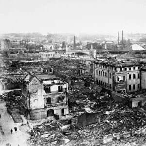 TOKYO EARTHQUAKE, 1923. A view of the center of Tokyo, Japan, following the earthquake