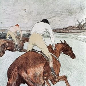TOULOUSE-LAUTREC, 1899. Le Jockey. Lithograph