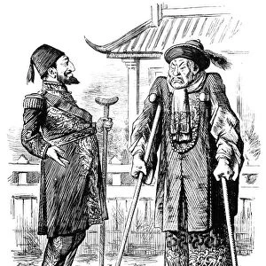 TURKEY: ANOTHER SICK MAN. An 1898 cartoon by Sir John Tenniel on the sick man