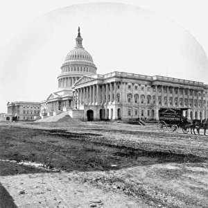 U. S. CAPITOL, c1865. The Capitol in Washington, D. C