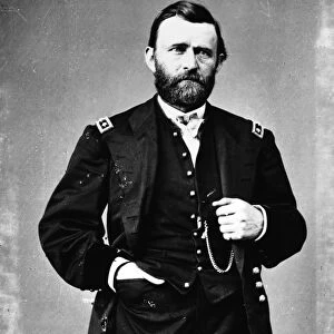 ULYSSES S. GRANT (1822-1885). 18th President of the United States. Photograph by Mathew Brady, c1864