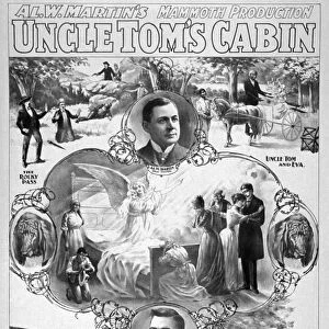 UNCLE TOMs CABIN, c1899. Lithograph poster, c1899, for Al W. Martins Mammoth production of Uncle Toms Cabin, by Harriet