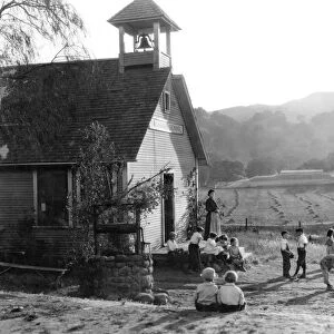 Unidentified rural elementary school, early 20th century