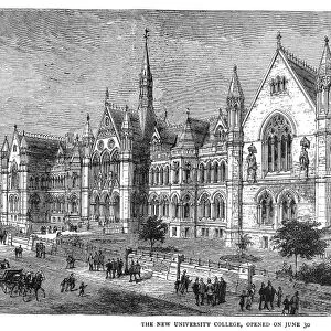 UNIVERSITY COLLEGE, 1881. A view of University College (the present-day University