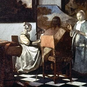 VERMEER: THE CONCERT. Painting by Johannes Vermeer, c1658-60