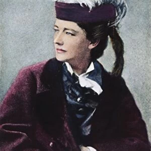 VICTORIA CLAFLIN WOODHULL (1838-1927). American reformer. Oil over a photograph