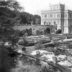 VILLA DORIA PAMPHILJ, 1925. Villa Doria-Pamphili in Monteverde, Rome, Italy