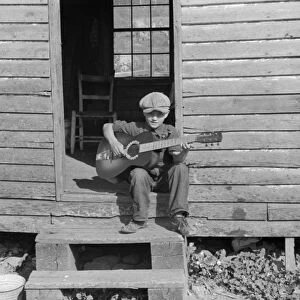 VIRGINIA: BOY, 1935. The son of a squatter in Corbin Hollow, Shenandoah National Park, Virginia