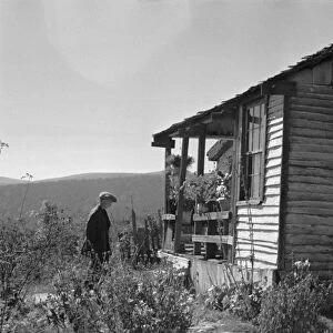 VIRGINIA: HOME, 1935. Home of Mrs. Bailey Nicholson in Shenandoah National Park, Virginia