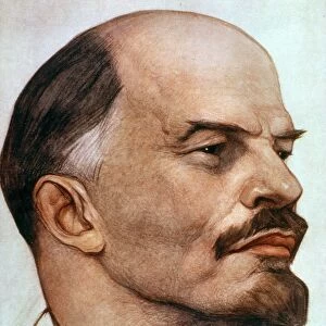 VLADIMIR LENIN (1870-1924). Vladimir Ilich Ulyanov, known as Lenin. Russian Communist leader