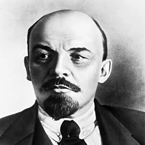 VLADIMIR LENIN (1870-1924). Vladimir Ilich Ulyanov, known as Lenin. Russian Communist leader