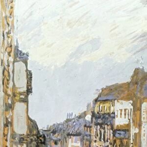 VUILLARD: PARIS, 1908. Rue Lepic, Paris. Tempera painting by Edouard Vuillard, 1908