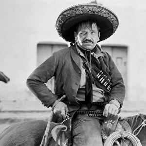 WALLACE BEERY (1885-1949). American actor. Beery in the title-role of Pancho Villa