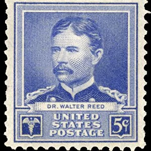 WALTER REED (1851-1902). American army surgeon. U. S. commemorative postage stamp, 1940