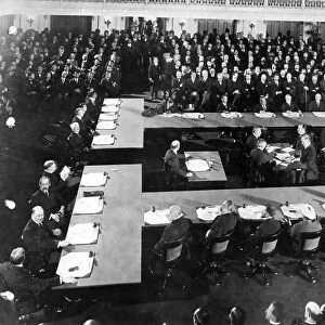 WASHINGTON CONFERENCE. A session of the Washington Conference of 1921-22, held