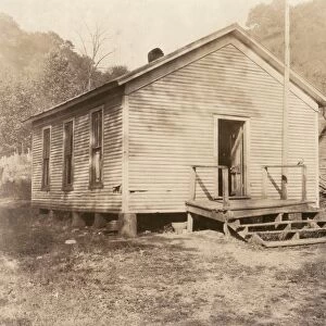 WEST VIRGINIA: SCHOOL, 1921. An abandoned one-room schoolhouse near Charleston, West Virginia
