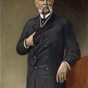 WILLIAM ASTOR (1830-1892). William Backhouse Astor, Jr. American financier and yachtsman. Steel engraving after the painting by Leon Bonnat