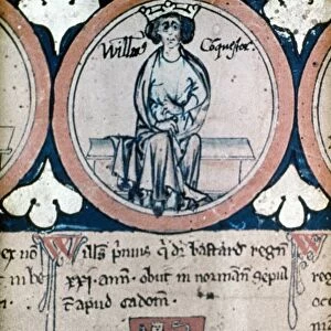 WILLIAM I (1027-1087). King of England, 1066-87: English ms