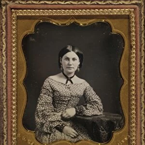 WOMAN, c1855. Portrait of a woman. Daguerreotype by James Presley Ball, c1855