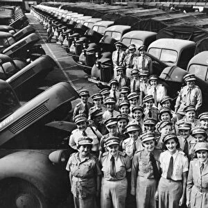 WOMENs ARMY CORPS, c1943. Group portrait of members of the Womens Army Corps