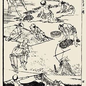 Woodblock print by Katsushika Hokusai