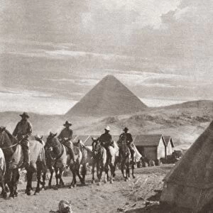 WORLD WAR I: EGYPT. Two companies of colonial Scots with the Australian contingent
