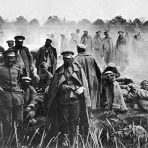 WORLD WAR I: RUSSIANS 1914. Russian troops bivouacked in a field in the Austro-Hungarian province of Galicia, 1914