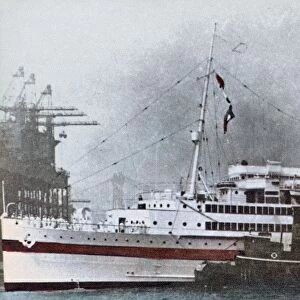 WORLD WAR II: PEARL HARBOR. The hospital ship USS Solace, where the wounded received medical care following the Japanese attack on the U. S. naval base at Pearl Harbor, Hawaii, on 7 December 1941