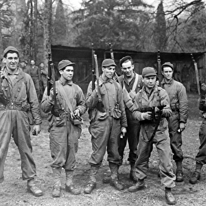 WWII: SOLDIERS, c1940. Unidentified American soldiers. Photograph, c1940