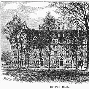 YALE: DURFEE HALL, 1876. Durfee Hall at Yale University, New Haven, Connecticut