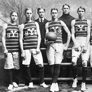 The Yale University basketball team, 1901