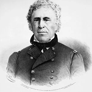 ZACHARY TAYLOR (1784-1850). Twelfth President of the United States. Lithograph campaign poster, 1848, by Nathaniel Currier