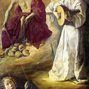 ZURBARAN: ST. ALONSO. Vision of Saint Alonso Rodriguez. Oil on canvas