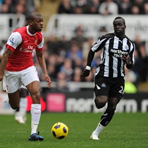Abou Diaby (Arsenal) Cheik Tiote (Newcastle). Newcastle United 4: 4 Arsenal