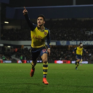 Alexis Sanchez Scores Second Goal: Queens Park Rangers vs. Arsenal, Premier League 2014-15