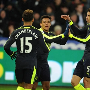 Alexis Sanchez's Brace: Arsenal's 4-0 Victory Over Swansea City (January 14, 2017)