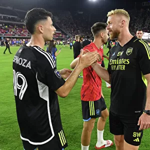 Arsenal FC's Victory at the 2023 MLS All-Star Game: Celebrating with Gabriel Martinelli and Sam Wilson