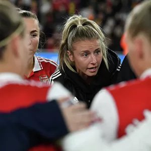 Arsenal Women's Leah Williamson Rallies Team After Exciting WSL Clash vs Manchester United