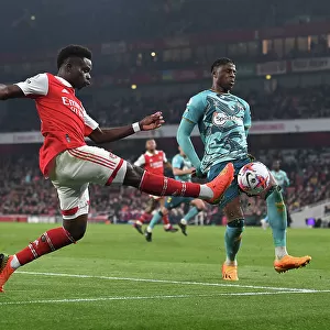 Arsenal's Bukayo Saka vs. Southampton's Amel Bella-Kotchap: A Premier League Face-Off at Emirates Stadium