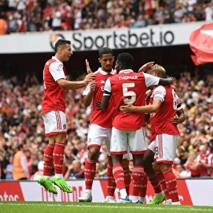 Arsenal's Triumphant Third: Gabriel Jesus Goal vs. Sevilla in the Emirates Cup 2022