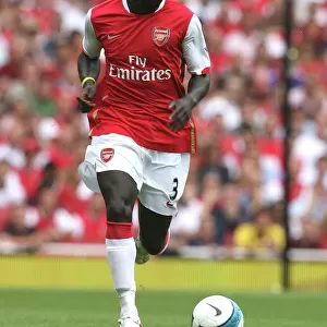 Bacary Sagna in Action: Arsenal's Victory over Fulham, 2:1, Barclays Premier League, Emirates Stadium, London, 2007