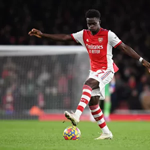Bukayo Saka: Arsenal Star in Action against Wolverhampton Wanderers, Premier League 2021-22