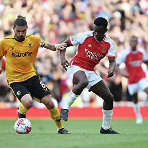 Intense Rivalry: Neves vs. Nketiah - Arsenal vs. Wolverhampton Wanderers (2022-23)