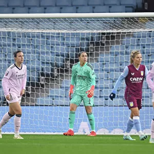 Manuela Zinsberger: Arsenal's Star Goalkeeper in Action against Aston Villa, Barclays Women's Super League
